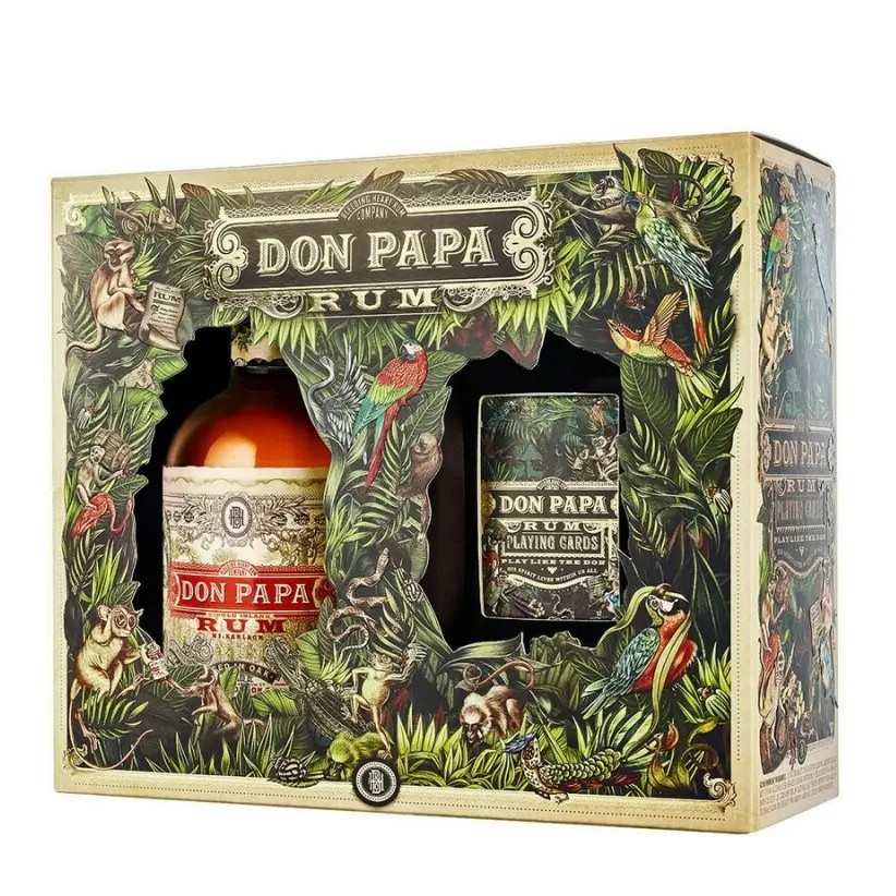 Don Papa Single Island Rum + Playing Cards Giftset