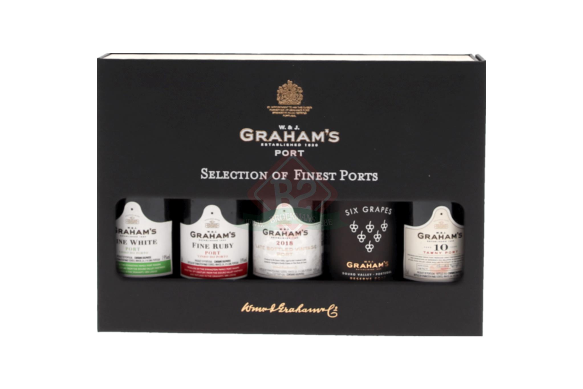 Grahams Port Selection Gift Pack 5x5cl