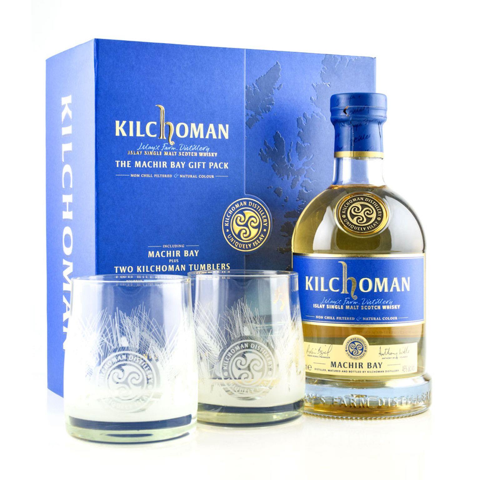 Kilchoman Machir Bay + 2 Tasting Glasses 0.7l
